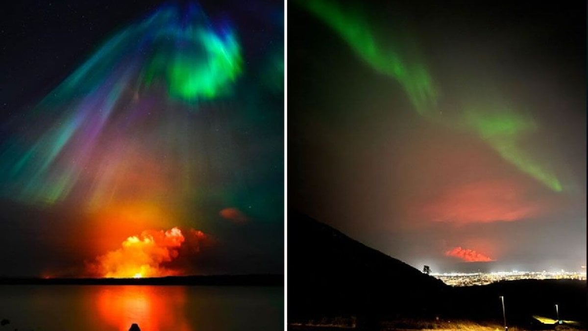 İzlanda’da yanardağ ve kuzey ışıklarından görsel şölen