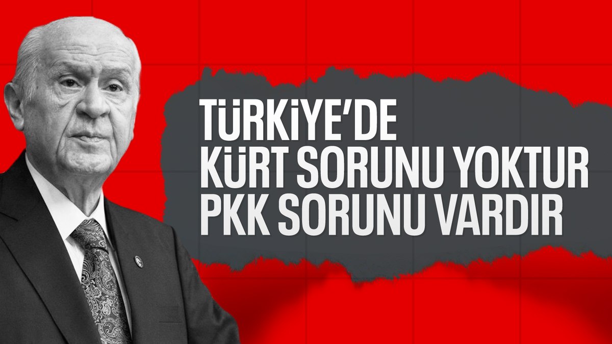 SON DAKİKA! Devlet Bahçeli: Türkiye Cumhuriyeti’nin bir Kürt sorunu yoktur