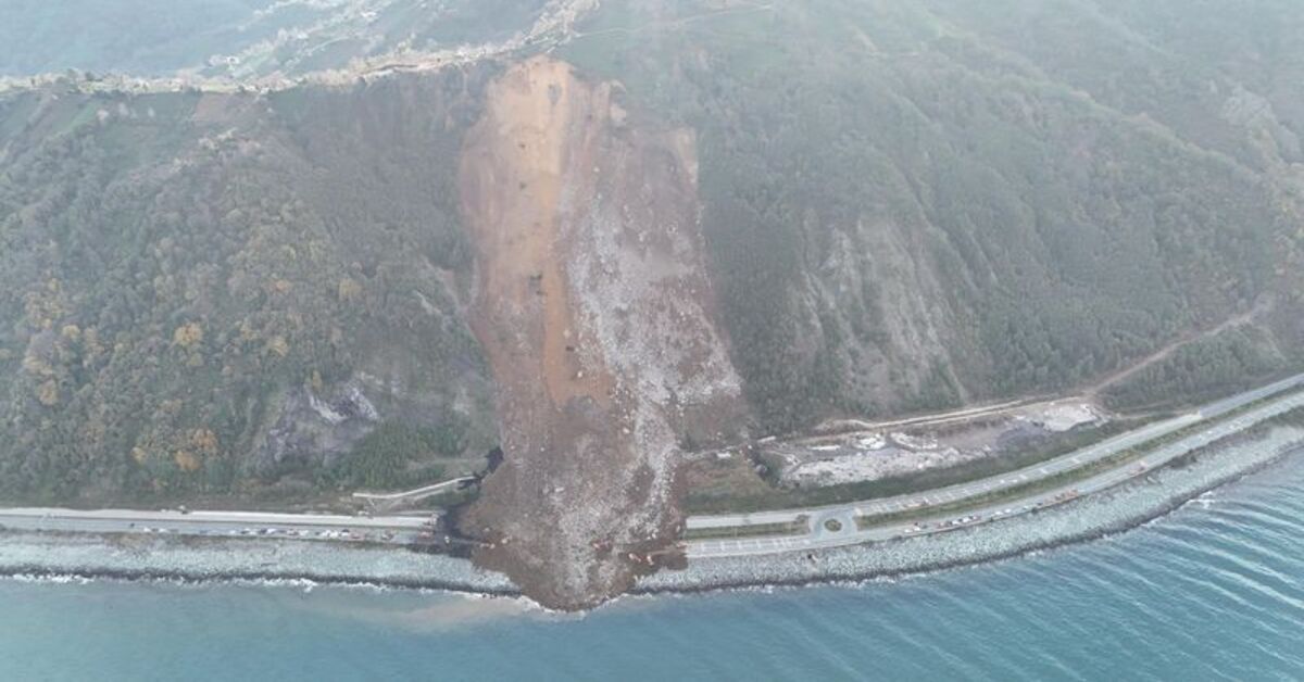 Karadeniz Sahil Yolu ulaşıma kapandı