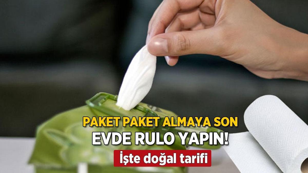 Paket paket ıslak mendil almaya son! Evde rulo yöntemi en etkilisi, tertemiz yapıyor