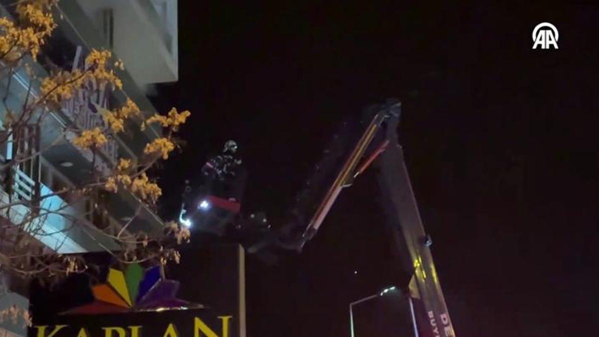 Son dakika haberi: Denizli’de 7 katlı binada yangın